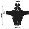 RideGuard PF1 Dragon. Front MTB Mudguard Mountain Bike Fender. Fits 24, 26, 27.5, 29, Plus Size and Fat Bikes. UK Made 100% Recycled Plastic Waste 100% Recyclable. view 3