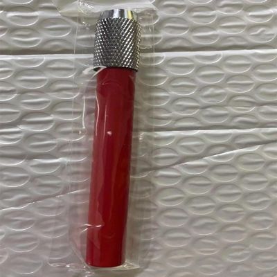 HexEh Metal Color Rod Single-Ended Pencil Extender Pencil Extender Pencil Receiver Brush Extension Rod Pencil Cover, red