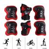 CWTD Kid Roller Skating Skateboard Knee Elbow Wrist Protective Sport Pad Gear Red view 3