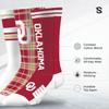 Strideline NCAA Mens Socks- Weekender 3 Pack-Oklahoma-Size M/L (8-12) view 2