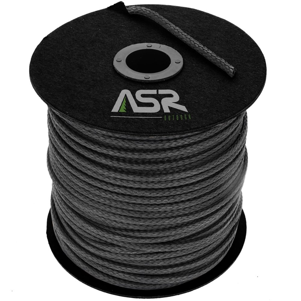 ASR Outdoor 25 Feet Technora 2500LB Utility Survival Cord, Black