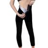 Trousers Slimming Running Trousers Hot Thermal Sweat Pants Trousers Sweat Sweat Jogging Bottoms Women Ladies Sauna Suits (Color : Black, Size : Large) view 1