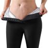 Trousers Slimming Running Trousers Hot Thermal Sweat Pants Trousers Sweat Sweat Jogging Bottoms Women Ladies Sauna Suits (Color : Black, Size : Large) view 3