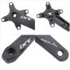 MDybf Mountain Bike Crankset 104/64BCD MTB Square Taper Crankset 170mm Crank Arm Set 32T 34T 36T 38T Single Chainring Aluminum Alloy (Color : Red, Size : 32T) view 4