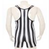 ACSUSS Mens Striped Wrestling Singlet Boxer Bodysuit Weight Lifting Stretchy Leotard Shapewear Black Medium view 3