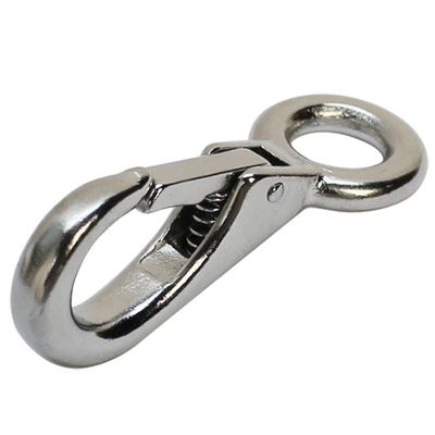 DBMIMPORTERS 5/8" Size Grade 316 Stainless Steel Fixed Eye Boat Snap Hook 2.8" Lenght 1 Pc