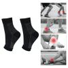Dioche 1Pair Ankle Elastic Compression Sock Sleeve Cycling Running Ankle Support Brace (L/XL) view 3