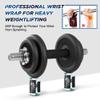 IPOW 18'' Professional Wrist Wraps for Weightlifting 2 Pack, IPF Approved, Heavy Duty Gym Wrist Straps with Thumb Loop, Wrist Support for Men & Women, Green view 2