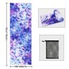 Yoga Mat Towel with Corner Pockets - Microfiber Yoga Towels for Hot Yoga Non Slip Moisture Wicking Sweat Absorbent, Tie Dye Yoga Towel Easy for Travel, Use in Hot Yoga, Bikram, Pilates and Fitness view 2