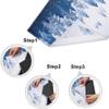 Forest Yoga Towel - Microfiber Non Slip Mat Towel with Corner Pockets, Moisture Wicking, Absorbent, Ideal for Hot Yoga, Bikram, Pilates, Travel view 3