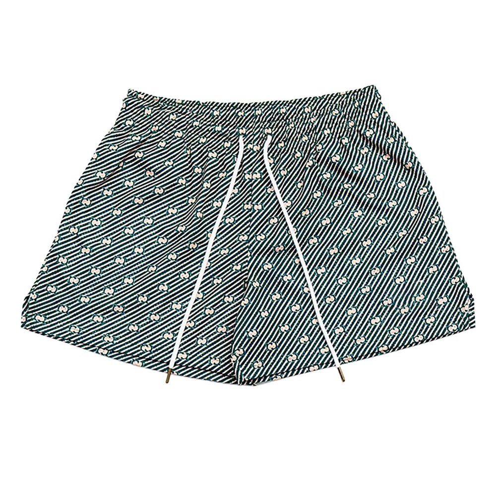 BOOMLEMON Mens Mesh Graphic Print Shorts Casual Workout Cool Shorts Gym Basketball Running Short Pants(Dots Green M)