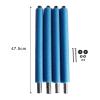 4X Trampoline Poles Railing Fence Replace with Screws Trampoline Accessories Trampoline Pole Cover Steel Pipe for Fitness, 47.5cm view 4