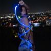MXITA Fiber Optic Whip LED Fiber Optic Dance Whip, 6Ft Flexible Fiber Whip, 360 Swivel Whip Toy, USB Rechargeable Dance Rave Whip view 1