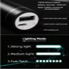 MXITA Fiber Optic Whip LED Fiber Optic Dance Whip, 6Ft Flexible Fiber Whip, 360 Swivel Whip Toy, USB Rechargeable Dance Rave Whip view 3