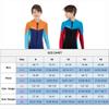 WYYHAA Wetsuit for Youth Boys, 2.5Mm Neoprene Full Long Sleeve Swimsuits, One Piece Front Zip Diving Suit for Swimming Skiing Surfing,Blue,16 view 2