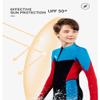 WYYHAA Wetsuit for Youth Boys, 2.5Mm Neoprene Full Long Sleeve Swimsuits, One Piece Front Zip Diving Suit for Swimming Skiing Surfing,Blue,16 view 4