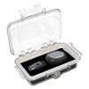 DUDOK Protective Dry Case, Water Resistant Transparent Storage Box, Dry Container with Carabiner, Outdoor Watertight Case with Sturdy Locking Mechanism, Portable Stowaway for Mountaineering, Picnic view 1