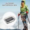 DUDOK Protective Dry Case, Water Resistant Transparent Storage Box, Dry Container with Carabiner, Outdoor Watertight Case with Sturdy Locking Mechanism, Portable Stowaway for Mountaineering, Picnic view 3