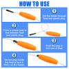 SILANON Peg Floats Fishing Bobbers,Foam Cigar Fishing Floats Bobbers Catfish Floats Slip Fishing Cork Bobbers with Pipe Plug for Catfish Santee Rig Freshwater Saltwater Fishing view 4