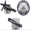 MXITA Cranksets Fixed Gear Bike Crankset 144BCD 165mm Track Bike Crankset Extra Large Teeth Chainring 48T 49T Square Tape Racing Crankset view 4