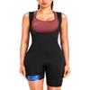Junlan Sauna Suit for Women Full Body Sweat Jumpsuit for Working Out(Black,Medium) view 2