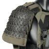 LOCHE Tactical Shoulder Armor Guards, Tactical Gear Non-Slip Shoulder Armors Protector, Medieval Warrior Knight Samurai Combat Protector Defense Gear - RG (Without Vest) view 2