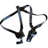 Leather Shoulder Holster Fits S&W Model 686 586 637 60 10 19, Premium Leather, Fast Draw, Handmade, Right Handed, Double Magazine - ShnLeather (Black, S&W Model 10 4" Barrel) view 4