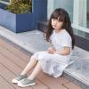 Little Boys Girls Canvas Sneakers Canvas Low Top Breathable Shoes Lace up Non Slip Soft Casual Walking Shoes (Grey, 11 Little Child) view 3