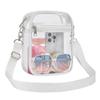 Clear Purse for Women, Clear Crossbody Bag for Stadium Events with Removable Straps for Concert Sport Beach Festival(White) view 1