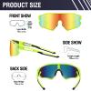 DUCO Sports Polarized Sunglasses for Men Women Running Sunglasses Fishing Cycling Baseball Glasses UV400 Protection DC0023 view 2