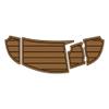 Algasan Boat EVA Faux Teak Decking Floor Compatible with 2004 Chaparral 210 SSI Swim Platform Step Boat EVA Foam Teak Deck Floor Pad Mat view 1