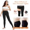DOCUMO Fleece Lined Tights for Women Thermal Opaque Pantyhose 300D Winter Black Tights High Waisted Thick Leggings (Thick Black, X-Small) view 4