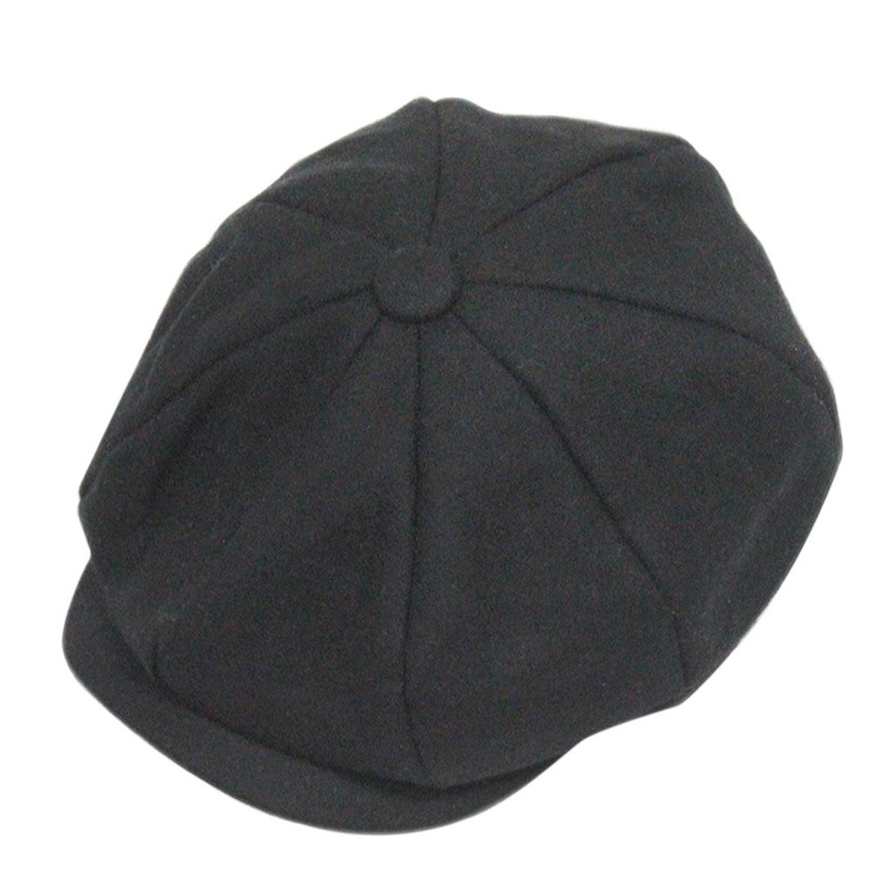 Classic 8 Panel Wool Tweed Newsboy Gatsby Ivy Cap Golf Cabbie Driving Hat Golf Beret Hat Scally Hat for Men Women Costume Gift
