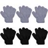 ONESING 6 Pair Baby Gloves Toddler Gloves Toddler Winter Gloves Kids Gloves Winter Stretchy Knit Gloves for Kids Boys Girls view 1