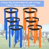 Adjustable Flag Football Belts for adult and youth, 6 Players with 18flags football flags for Family Competitions Backyard Beach Lawn Game, Outdoor Sport Training Equipment view 3