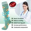 fenglaoda Compression Socks for Women Men Support Circulation 6 Pairs Socks For Nurse, Travel, Flight view 4