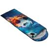 QOOMO Ice Fire Football Sports Printed Camping Sleeping Bags,3 Season Warm & Cool Weather,Lightweight,Waterproof Sleeping Bags for Adults & Kids,Traveling,and Outdoors,Camping Gear Equipment,31x90inch view 3
