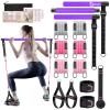 Bbtops Pilates Bar Kit with Resistance Bands, Multifunctional Pilates Bar Full Body Workout Equipment,Pilates Equipment for Women and Men Home Gym Yoga - Purple view 1