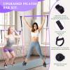 Bbtops Pilates Bar Kit with Resistance Bands, Multifunctional Pilates Bar Full Body Workout Equipment,Pilates Equipment for Women and Men Home Gym Yoga - Purple view 2