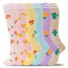fenglaoda Compression Socks for Women Men Support Circulation 6 Pairs Socks For Nurse, Travel, Flight view 1