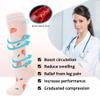 fenglaoda Compression Socks for Women Men Support Circulation 6 Pairs Socks For Nurse, Travel, Flight view 4