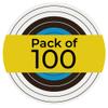 KHAMPA Archery Paper Targets - 100Pcs, 15''x15'' Bow & Arrow Targets for Practice & Match Use view 2