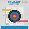 KHAMPA Archery Paper Targets - 100Pcs, 15''x15'' Bow & Arrow Targets for Practice & Match Use view 4