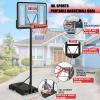 Adjustable Basketball Hoop 4.8-10ft Portable Basketball Goal for Swimming Pool, Driveway, Indoor, PC Backboard for Teens and Adults view 3