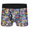 Boys Cotton Boxer Briefs Underwear Mesh Performance Sport Boxer Briefs Print for Big Boy with Fly 5 Pack 4-5 view 4