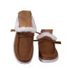White Fur Boots Y2K Womens Snow Boots Winter Warm Ankle Booties Slip On Outdoor Fur Lined Comfortable Fashion Casual Walking Shoes for Women view 1