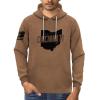 BOPOCO Custom 2023 football Camo Salute Sweatshirts Fans Personalized Hoodie Name & Number Pullover Gift for Men Women Youth S-4XL - Brown view 4