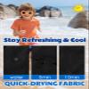 Angel season Boys Rash Guard Swim Shirt Short Sleeve UPF 50+ for Toddler Kids Teens Swimwear Rashguard Quick Dry, Size 11-12 Years, Orange view 3