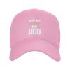 Ask Me About My Dog  Casual Baseball Cap Unisex Comfortable Sports Hat Pink Outdoor Uv Protection Sun Hats view 2