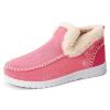 Boots For Women Black Waterproof Womens Snow Boots Warm Ankle Booties Comfortable Slip On Outdoor Fur Lined Lining Thickening Walking Winter Shoes for Women view 1